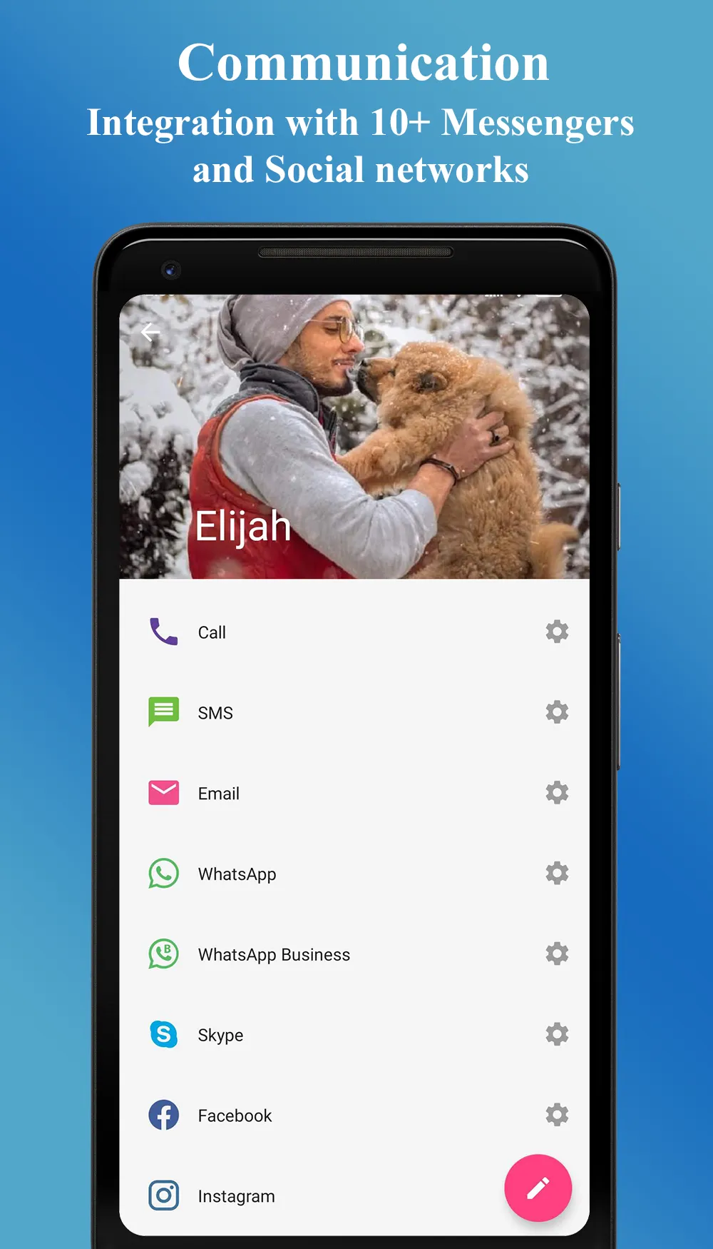 Contacts Widget | Indus Appstore | Screenshot