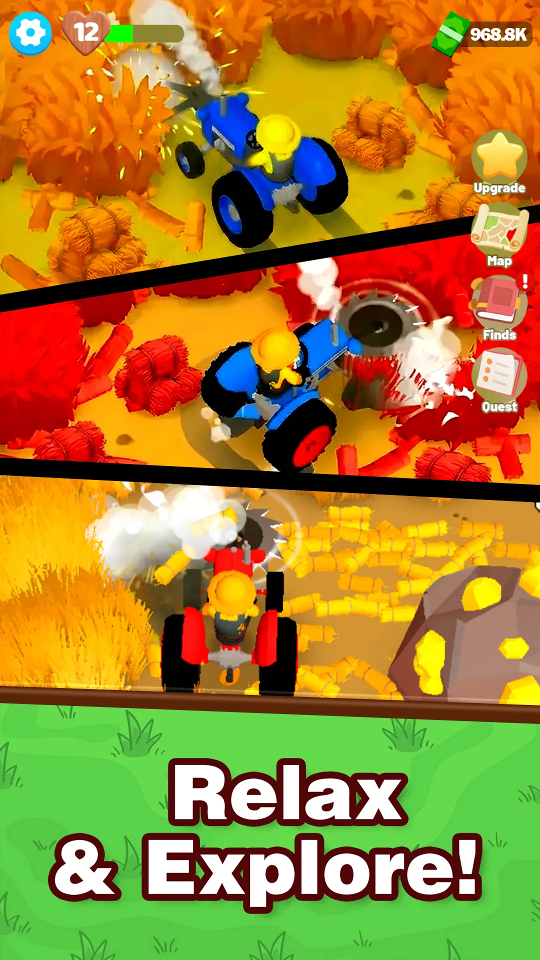 Idle Mow: Grass Cutting Tycoon | Indus Appstore | Screenshot