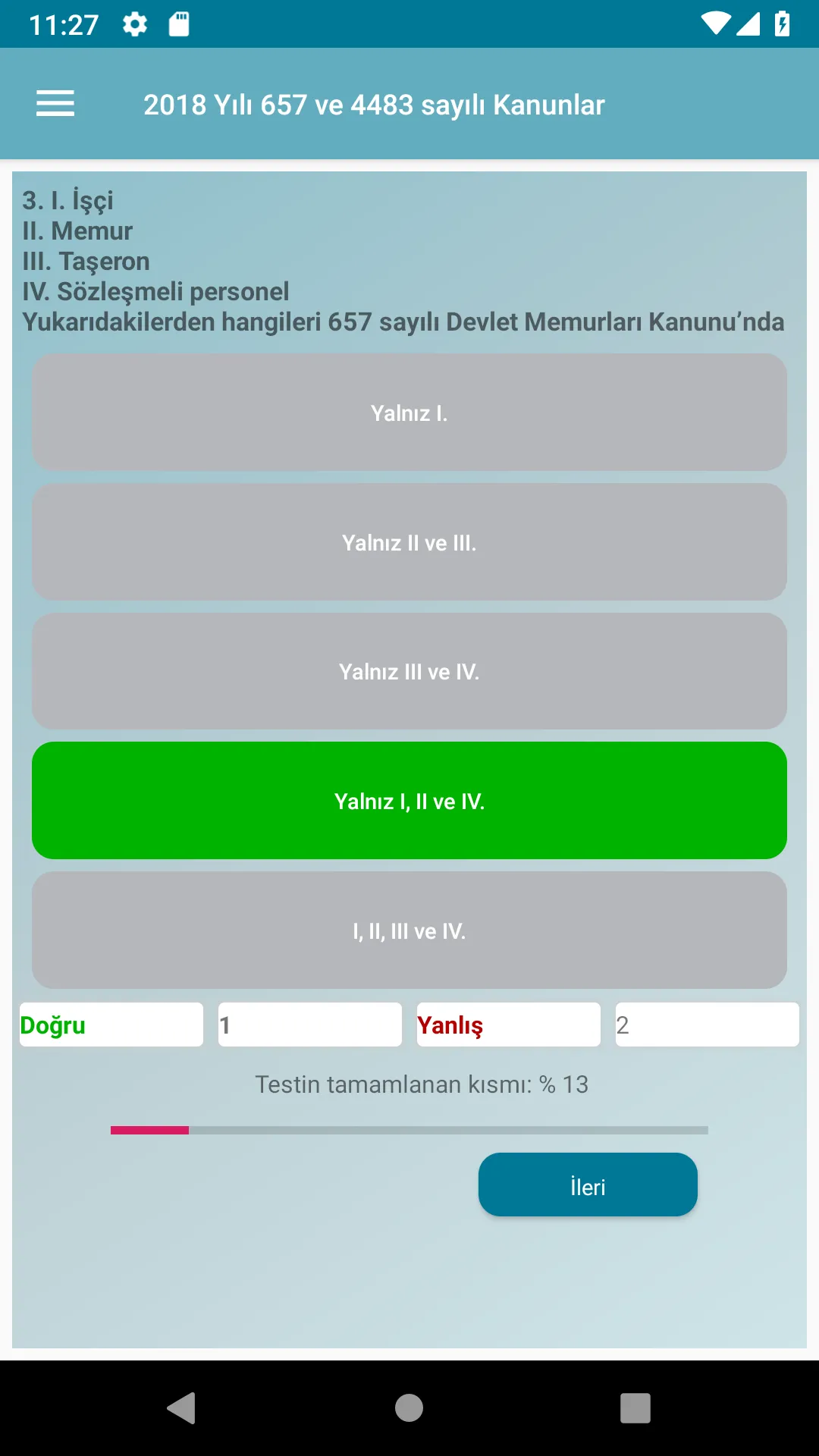 Adaylık Kaldırma Sınavı | Indus Appstore | Screenshot