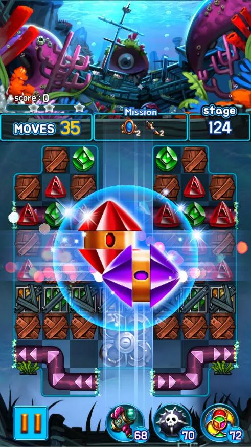 Jewel Kraken: Match 3 Blast | Indus Appstore | Screenshot