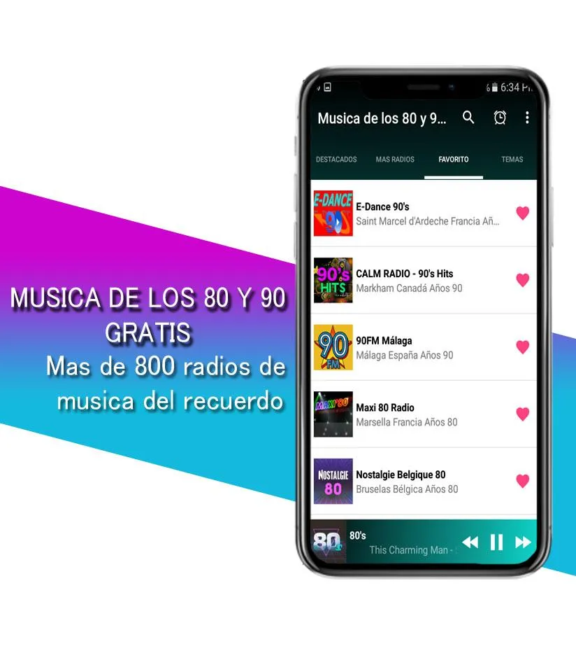 80s and 90s Music | Indus Appstore | Screenshot