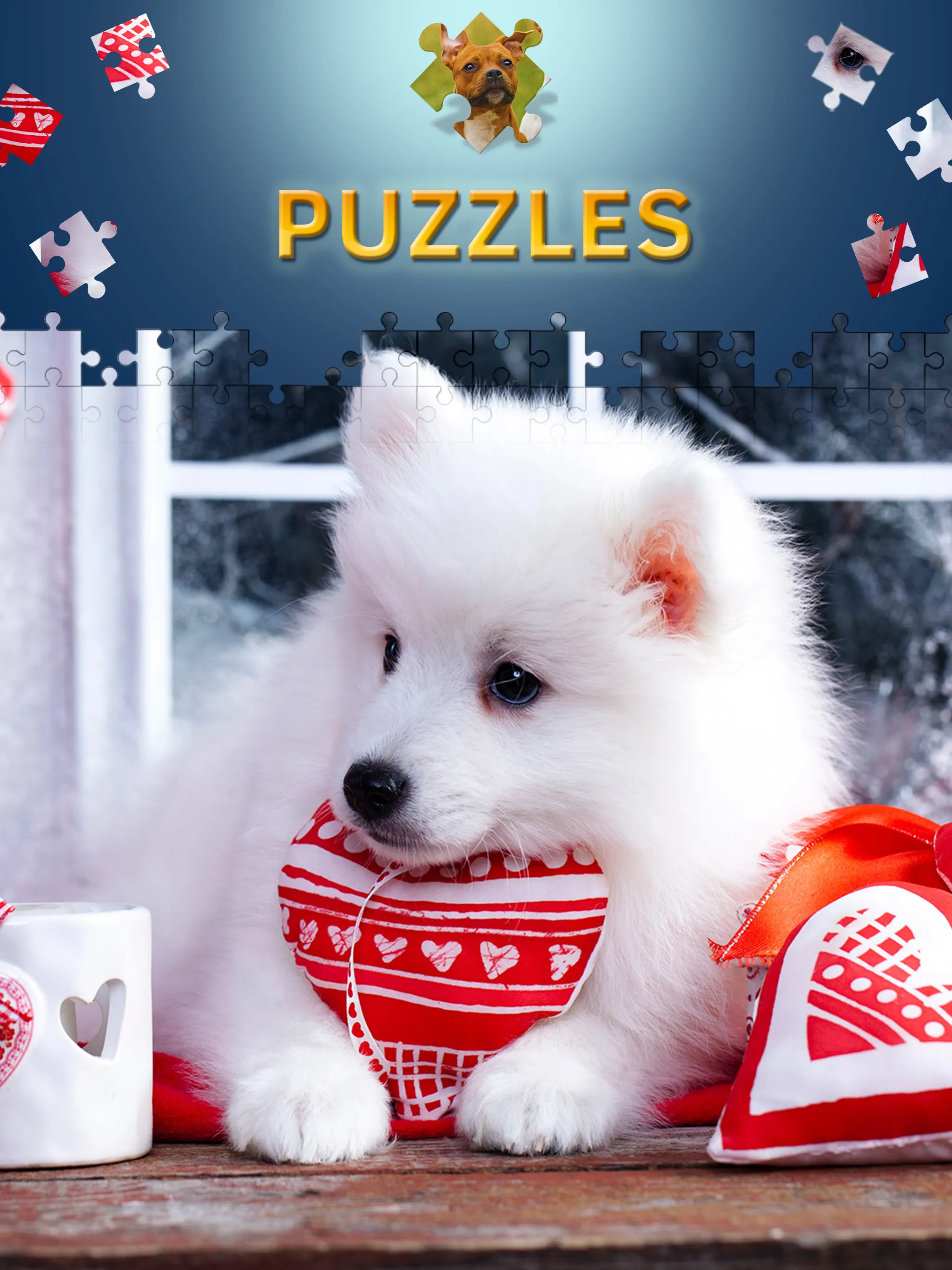 Dog and Puppys Jigsaw Puzzles | Indus Appstore | Screenshot