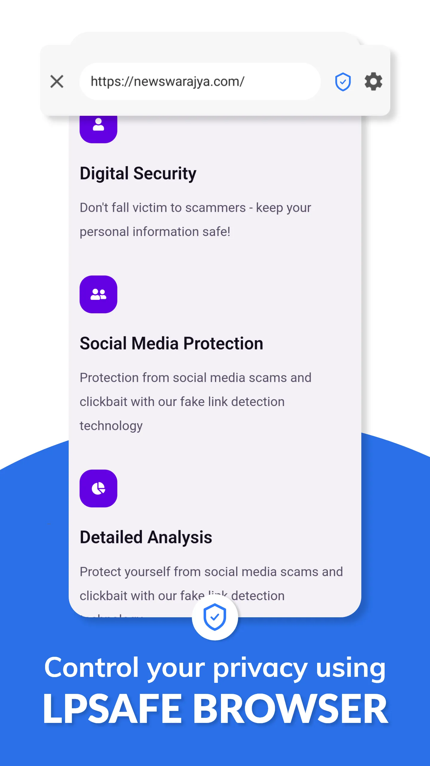 Link Protector: URL Scanner | Indus Appstore | Screenshot