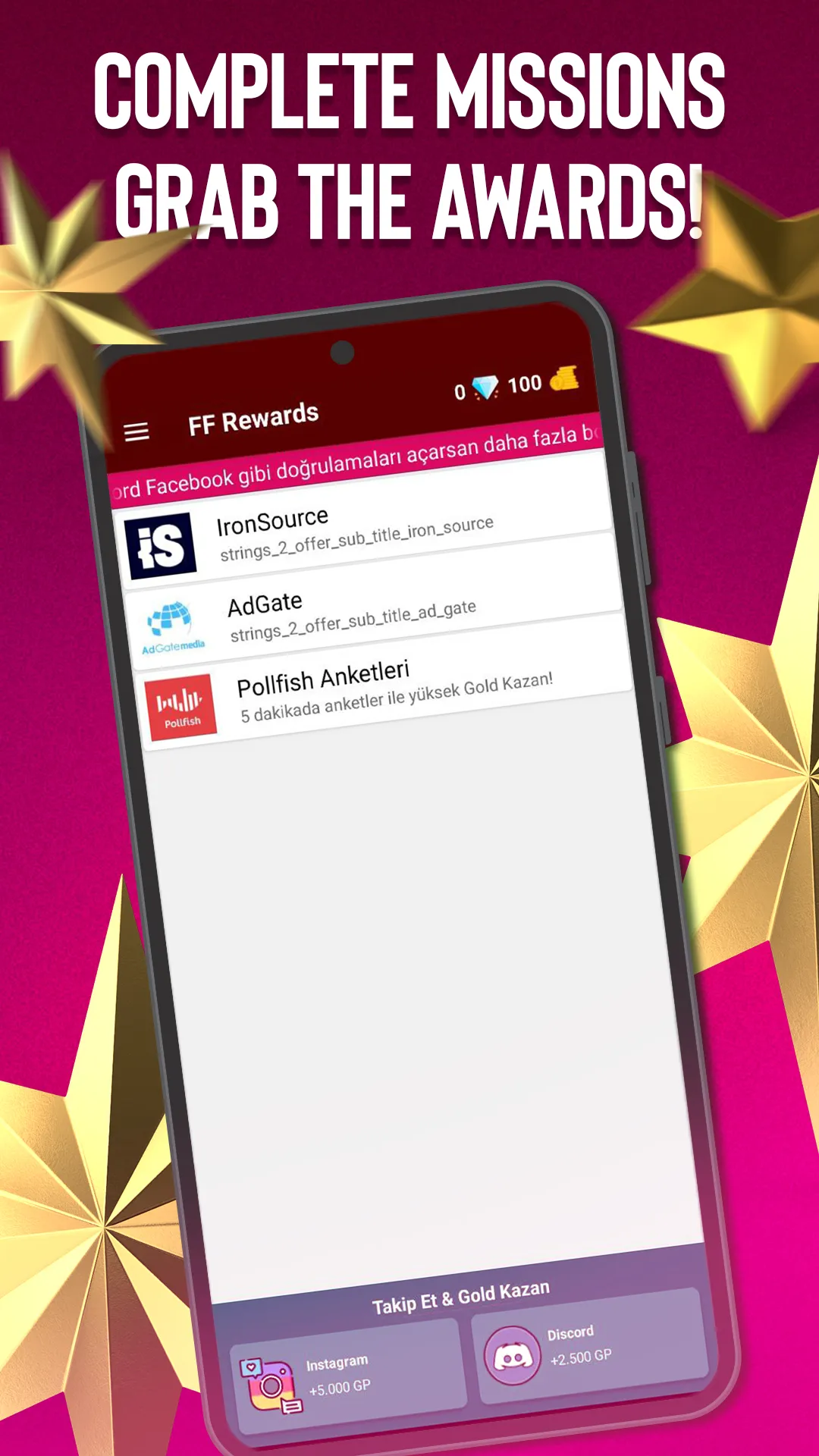 FF Rewards - Earn Diamonds | Indus Appstore | Screenshot