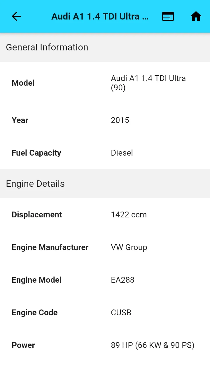 All Vehicles Guide & Database | Indus Appstore | Screenshot