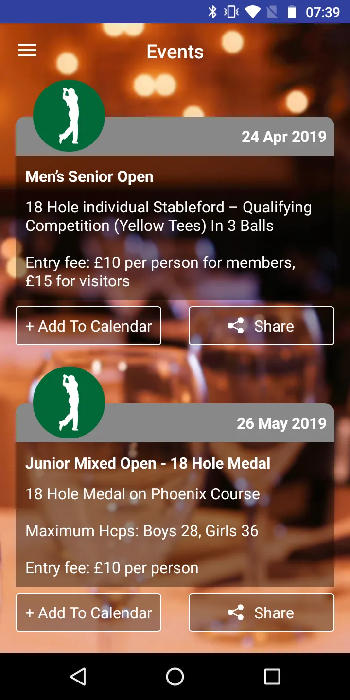 Gaudet Luce Golf Members App | Indus Appstore | Screenshot