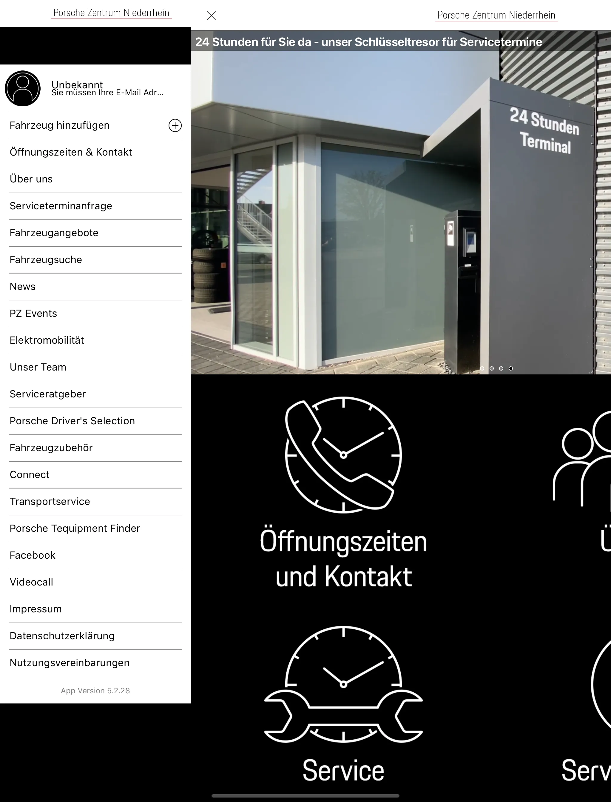 Porsche Zentren am Niederrhein | Indus Appstore | Screenshot