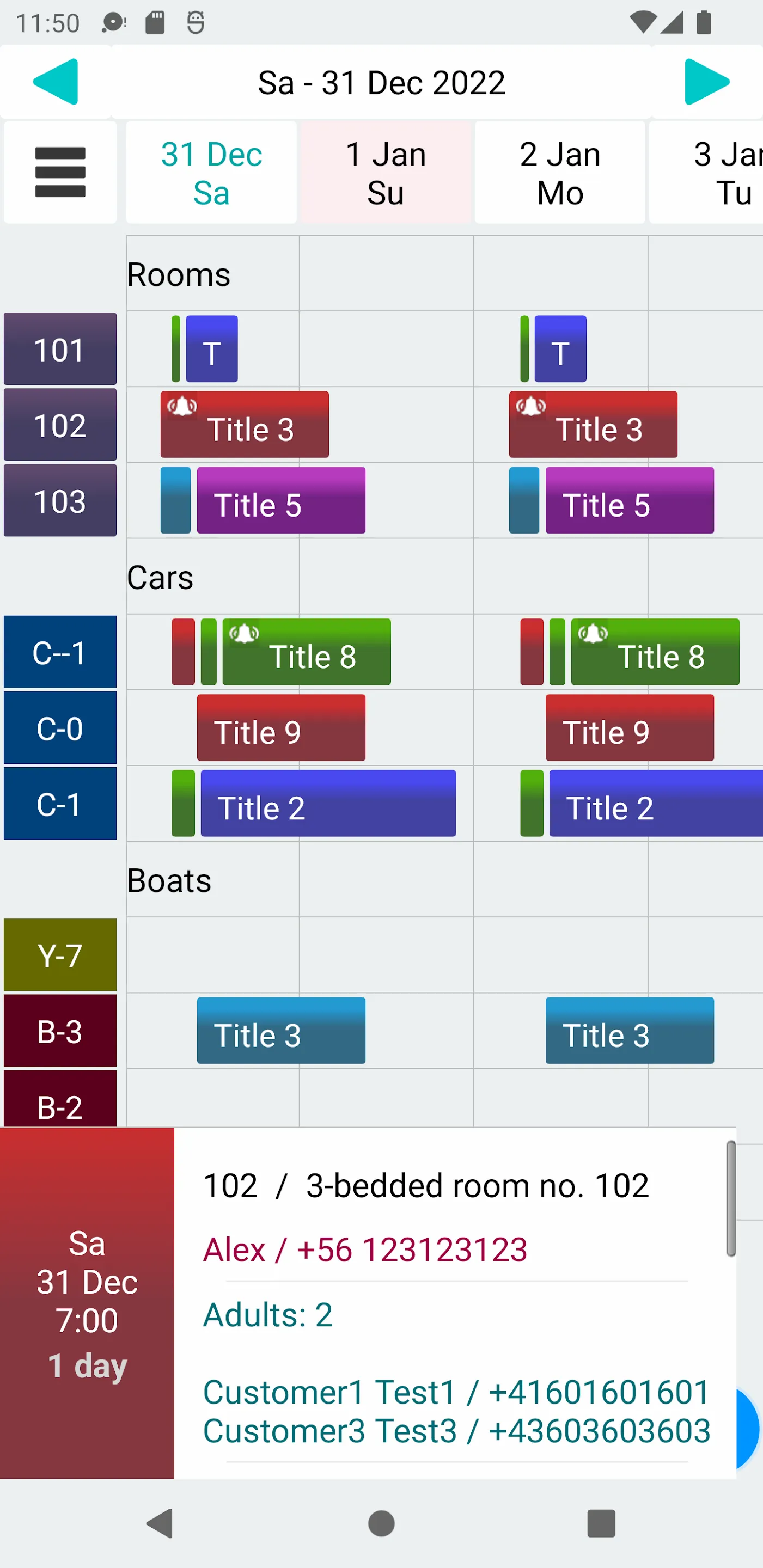 Booking Manager 3 Lt | Indus Appstore | Screenshot