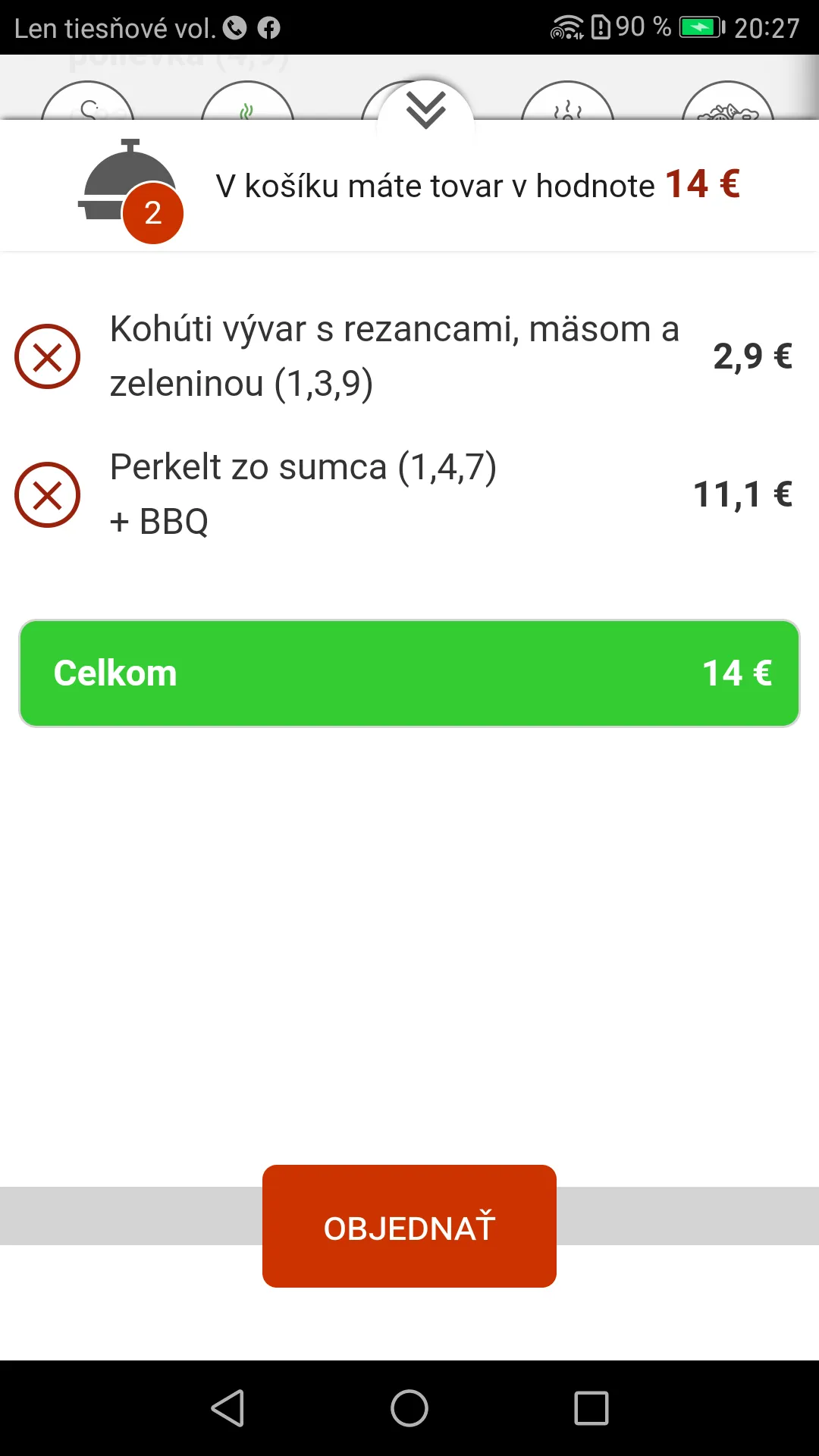 Reštaurácia SK HU Étterem | Indus Appstore | Screenshot