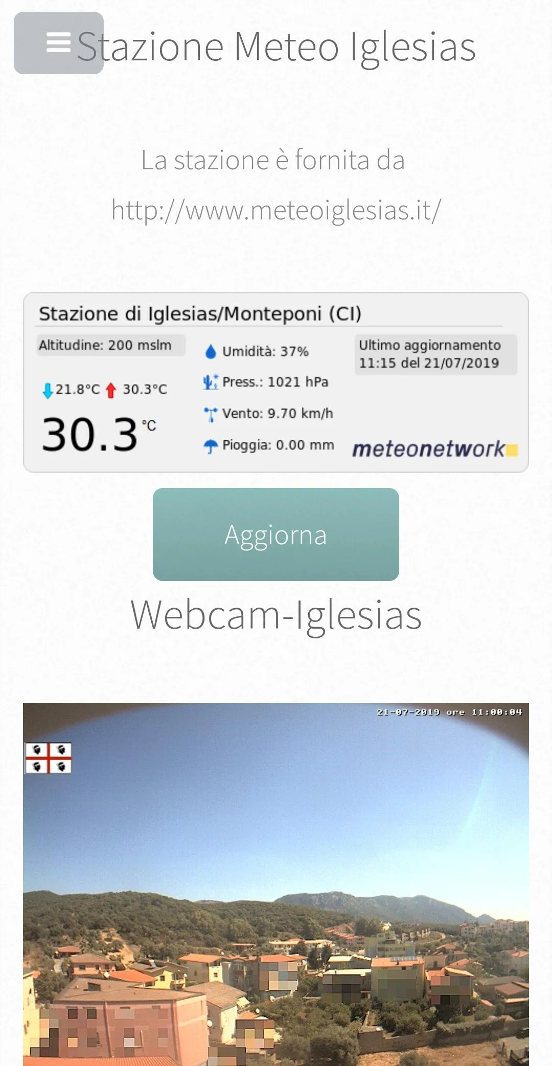 Meteo Sardegna - isolameteo.it | Indus Appstore | Screenshot