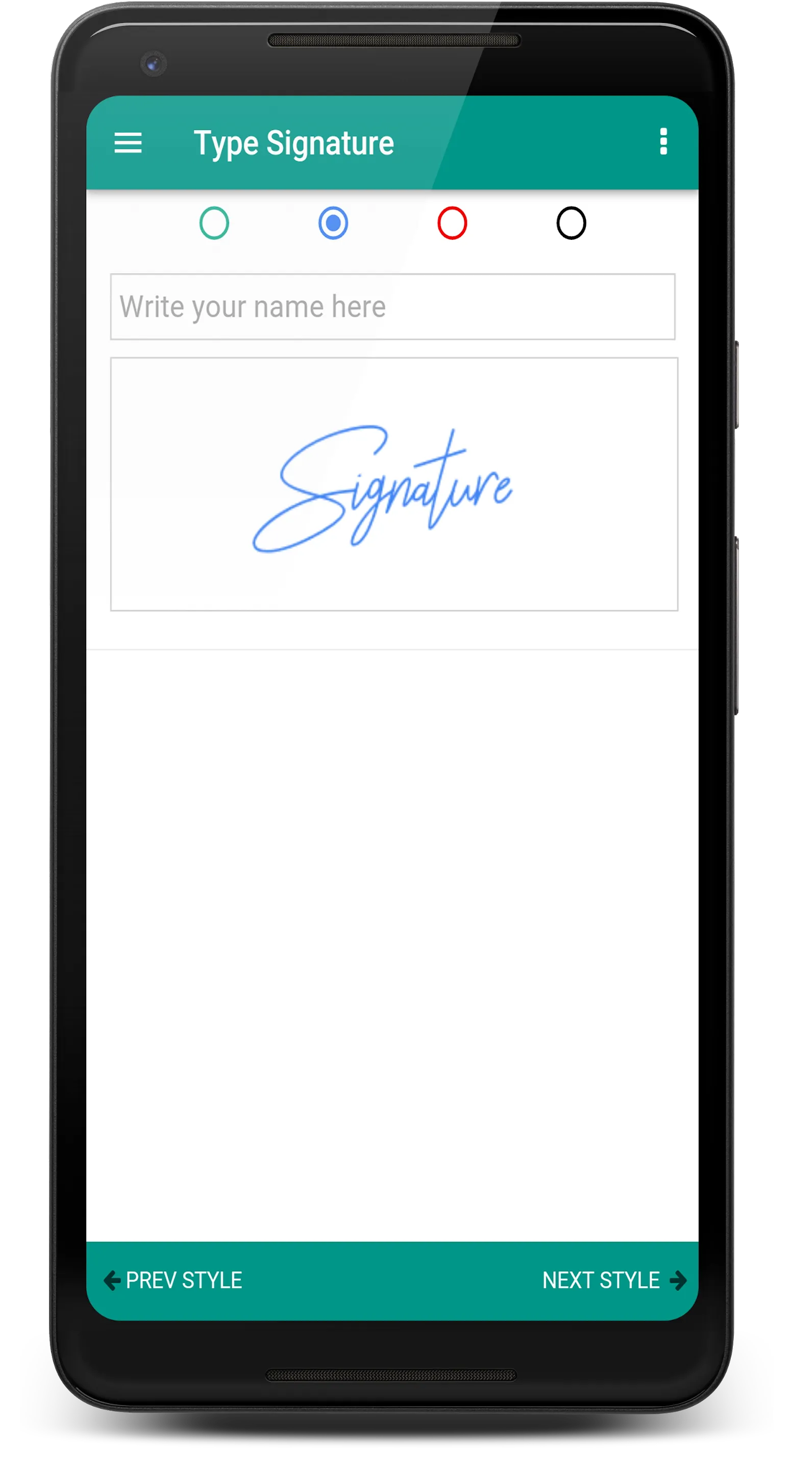 Draw Signature | Indus Appstore | Screenshot