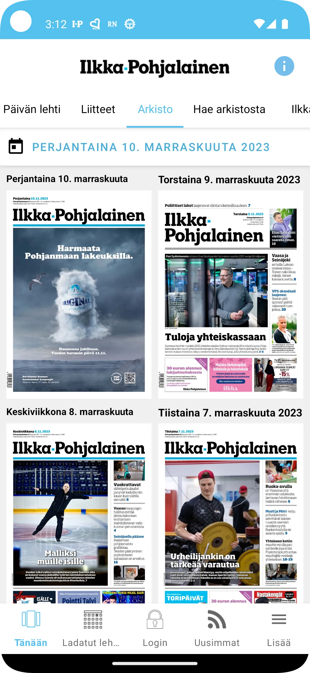 Ilkka-Pohjalainen | Indus Appstore | Screenshot