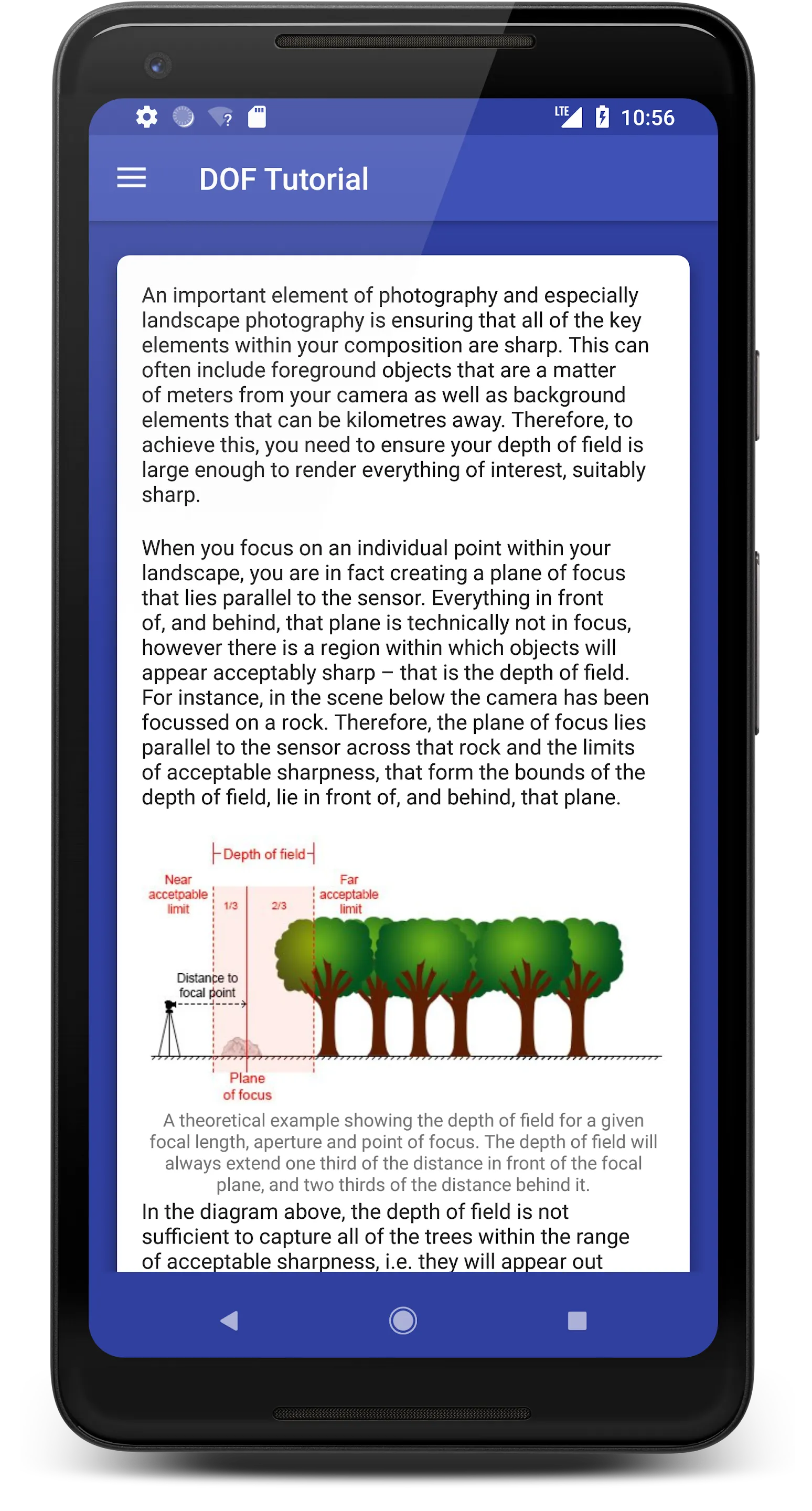 DOF Calculator | Indus Appstore | Screenshot