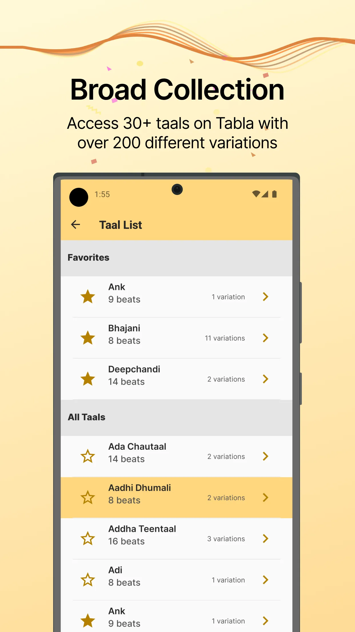 Bandish: Tanpura & Tabla Riyaz | Indus Appstore | Screenshot