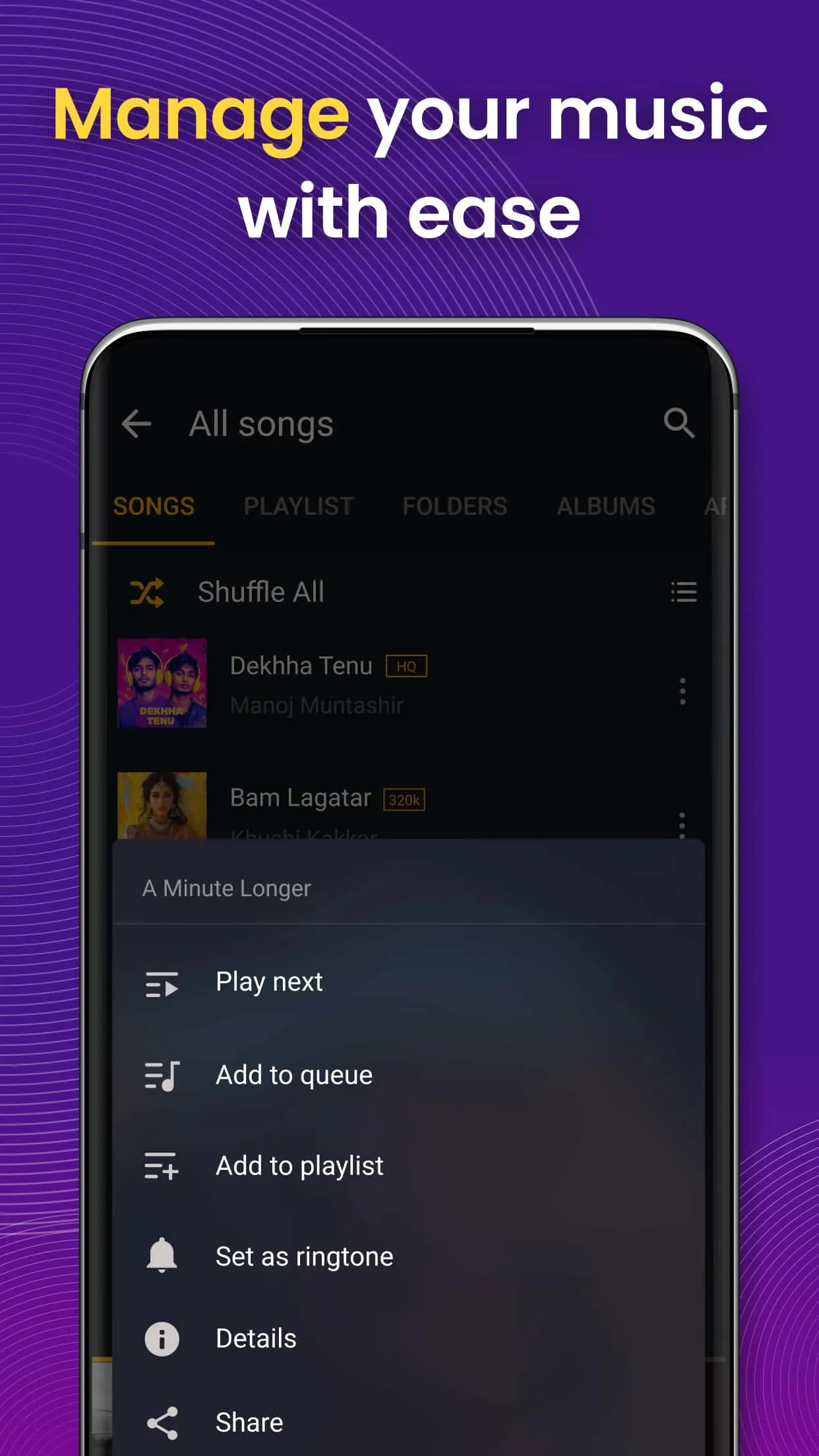 Music Player, MP3 Player | Indus Appstore | Screenshot