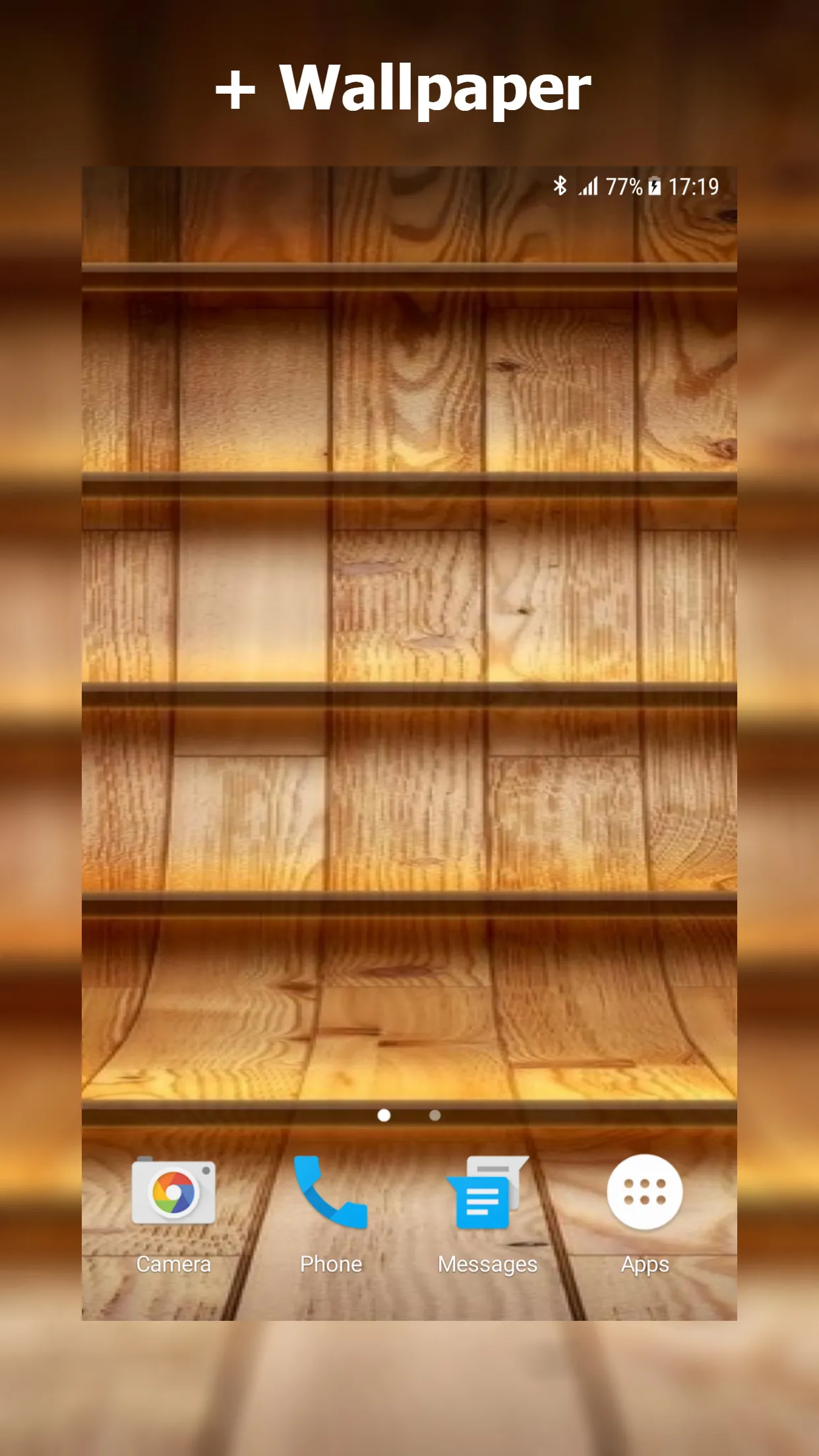 Wood Lock Screen | Indus Appstore | Screenshot