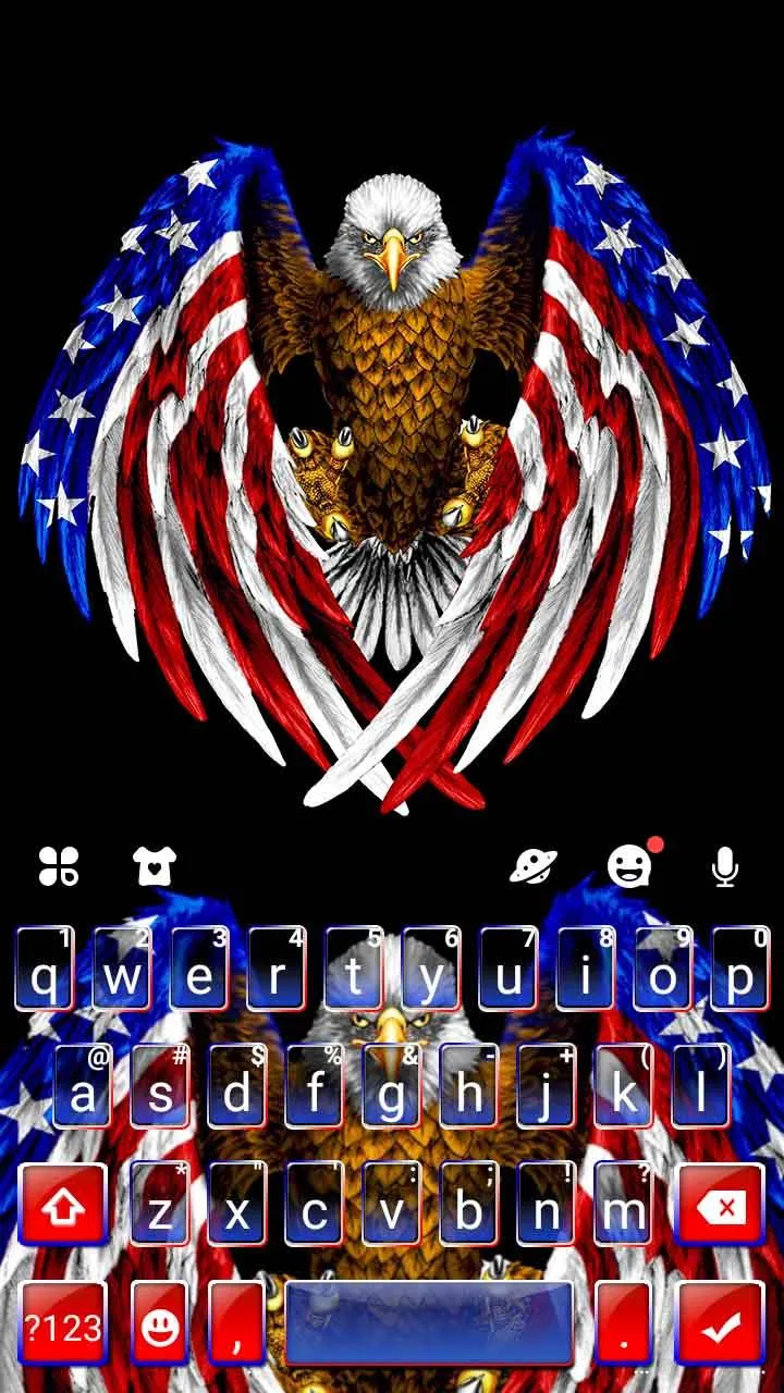 American Eagle Flag Keyboard T | Indus Appstore | Screenshot