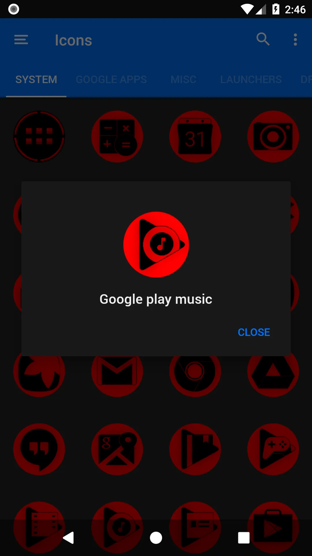 Oreo Red Icon Pack P2 | Indus Appstore | Screenshot