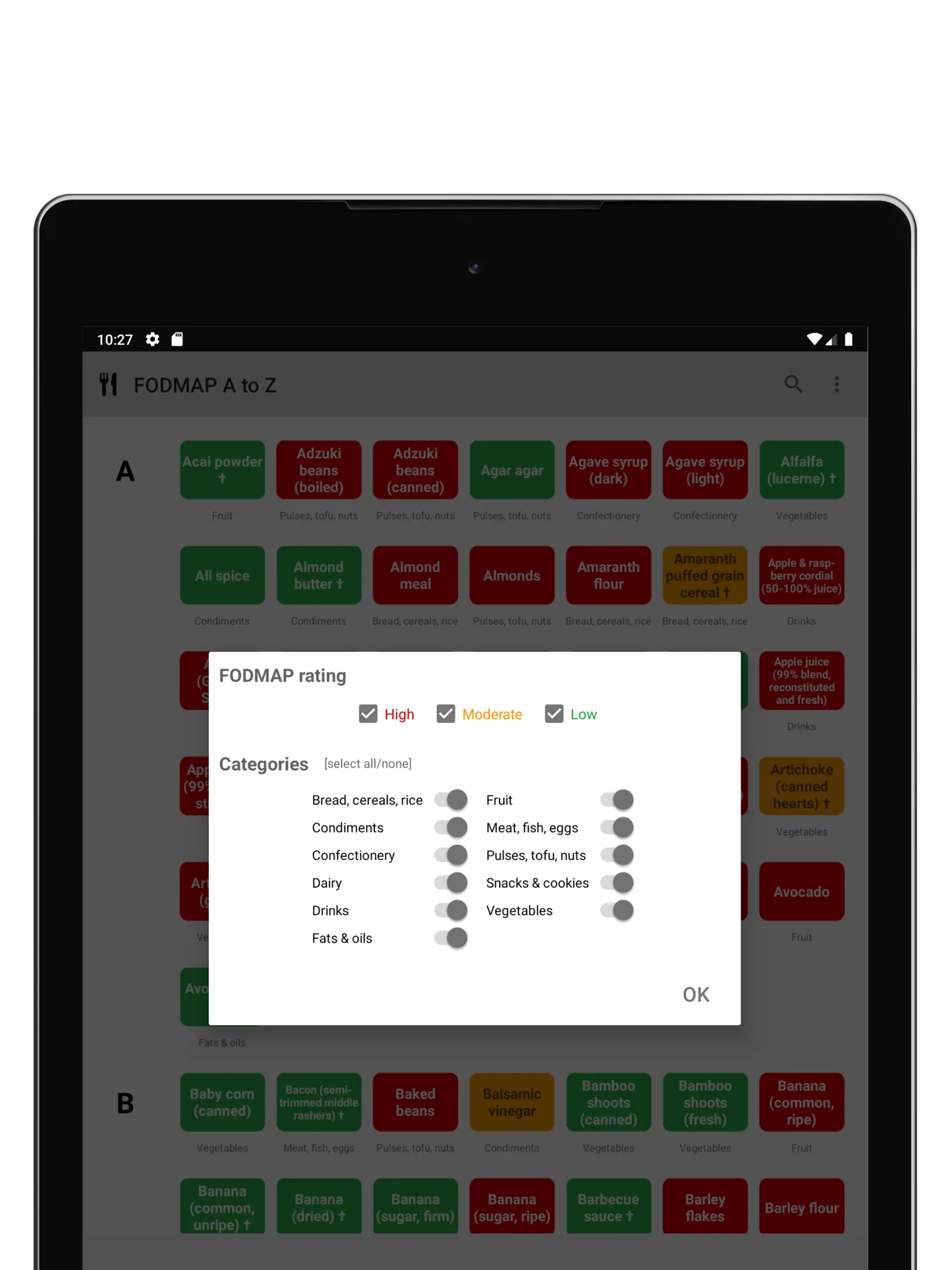 Low FODMAP diet A to Z | Indus Appstore | Screenshot