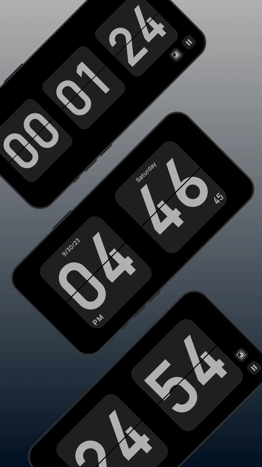 Flip clock: World clock | Indus Appstore | Screenshot