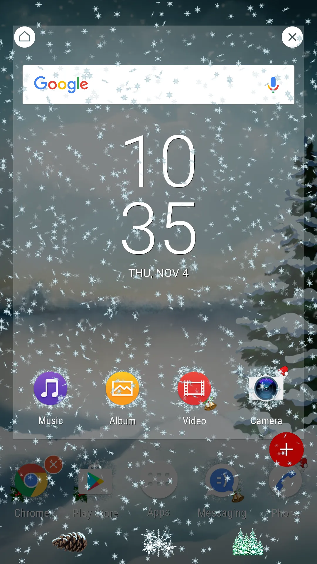 Snowy Winter Theme | Indus Appstore | Screenshot