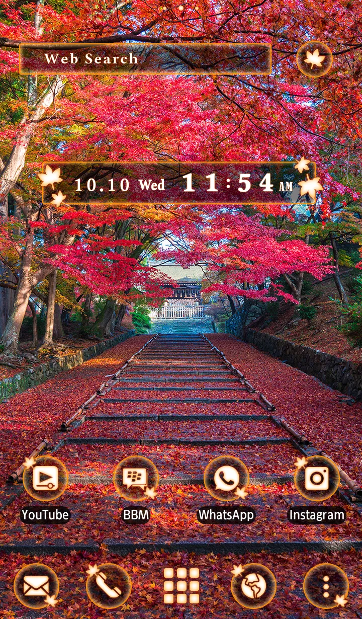 Autumn Bishamondo Theme | Indus Appstore | Screenshot