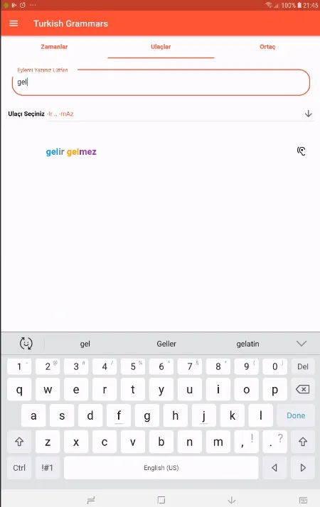 Turkish Grammars | Indus Appstore | Screenshot