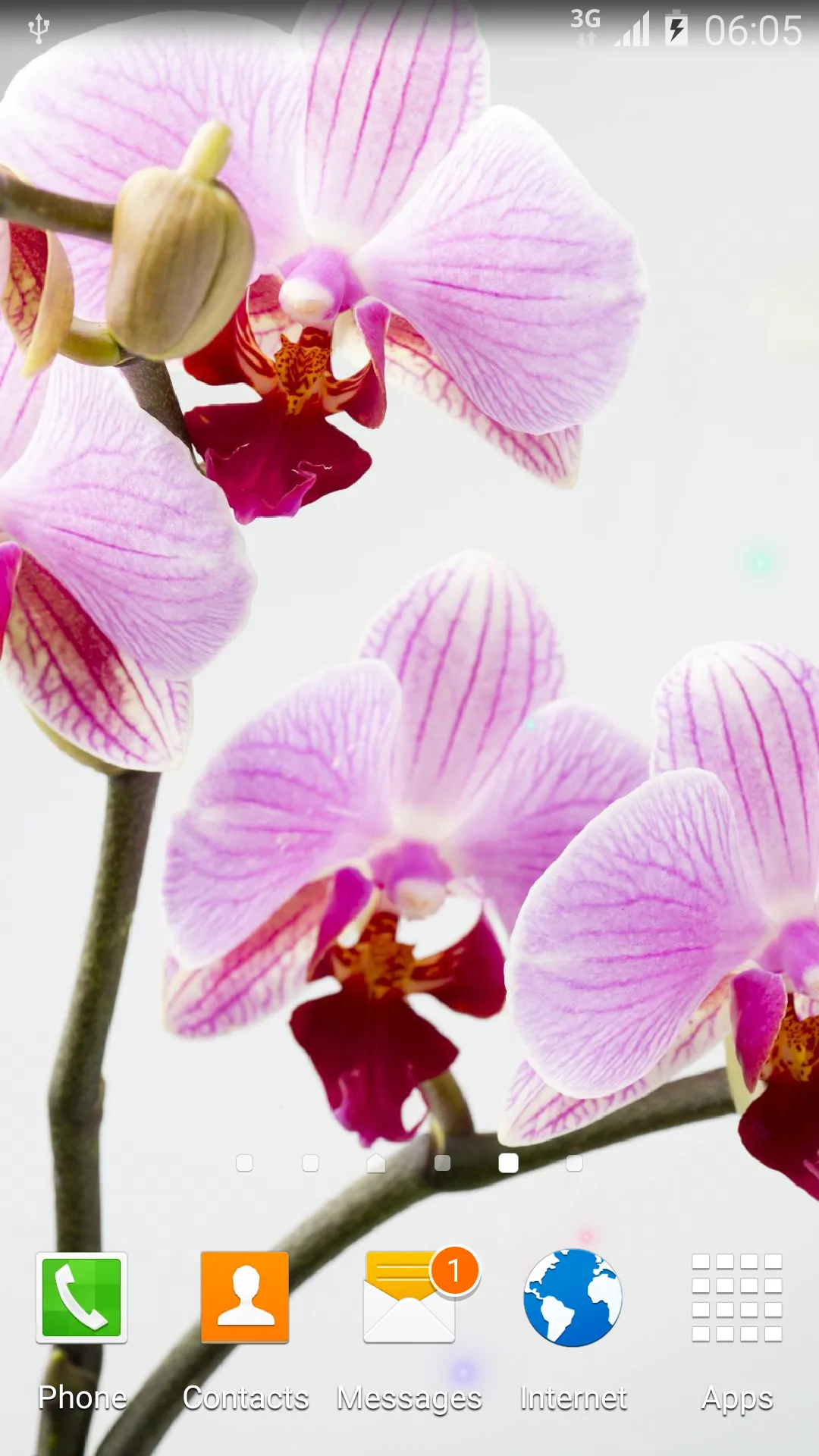 Orchids Live Wallpaper | Indus Appstore | Screenshot