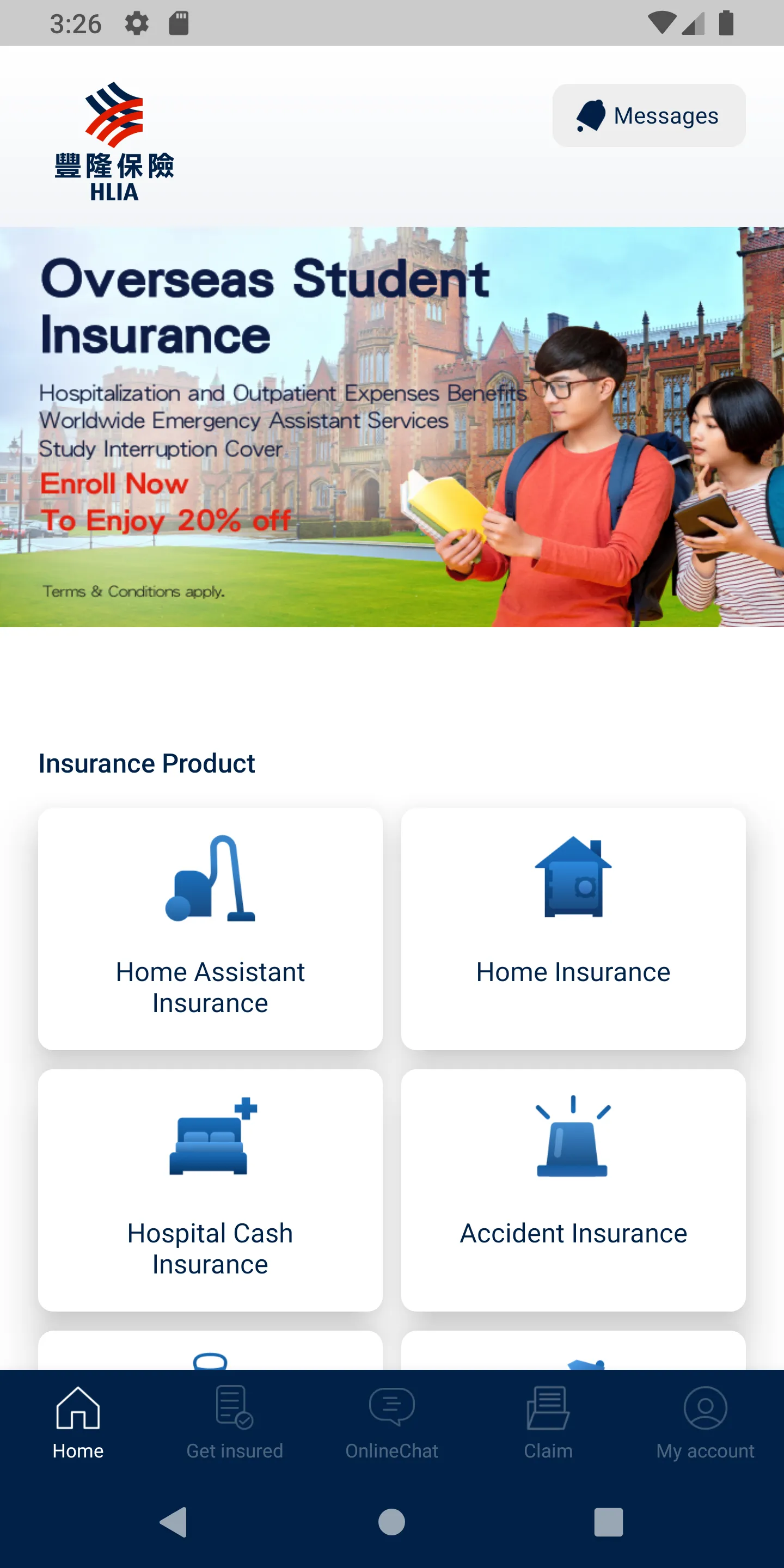 Hong Leong Insurance | Indus Appstore | Screenshot