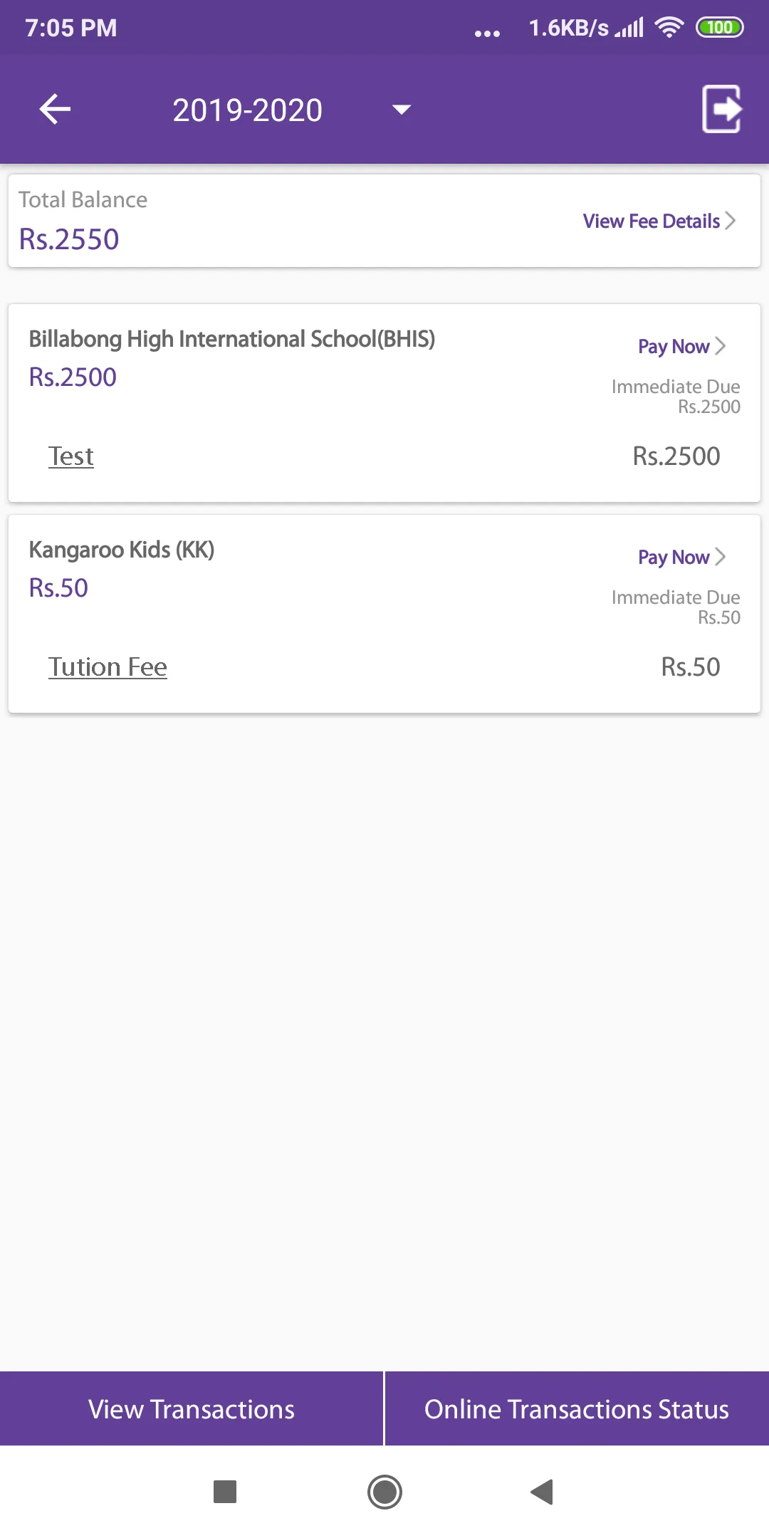 KKEL Parent Portal | Indus Appstore | Screenshot