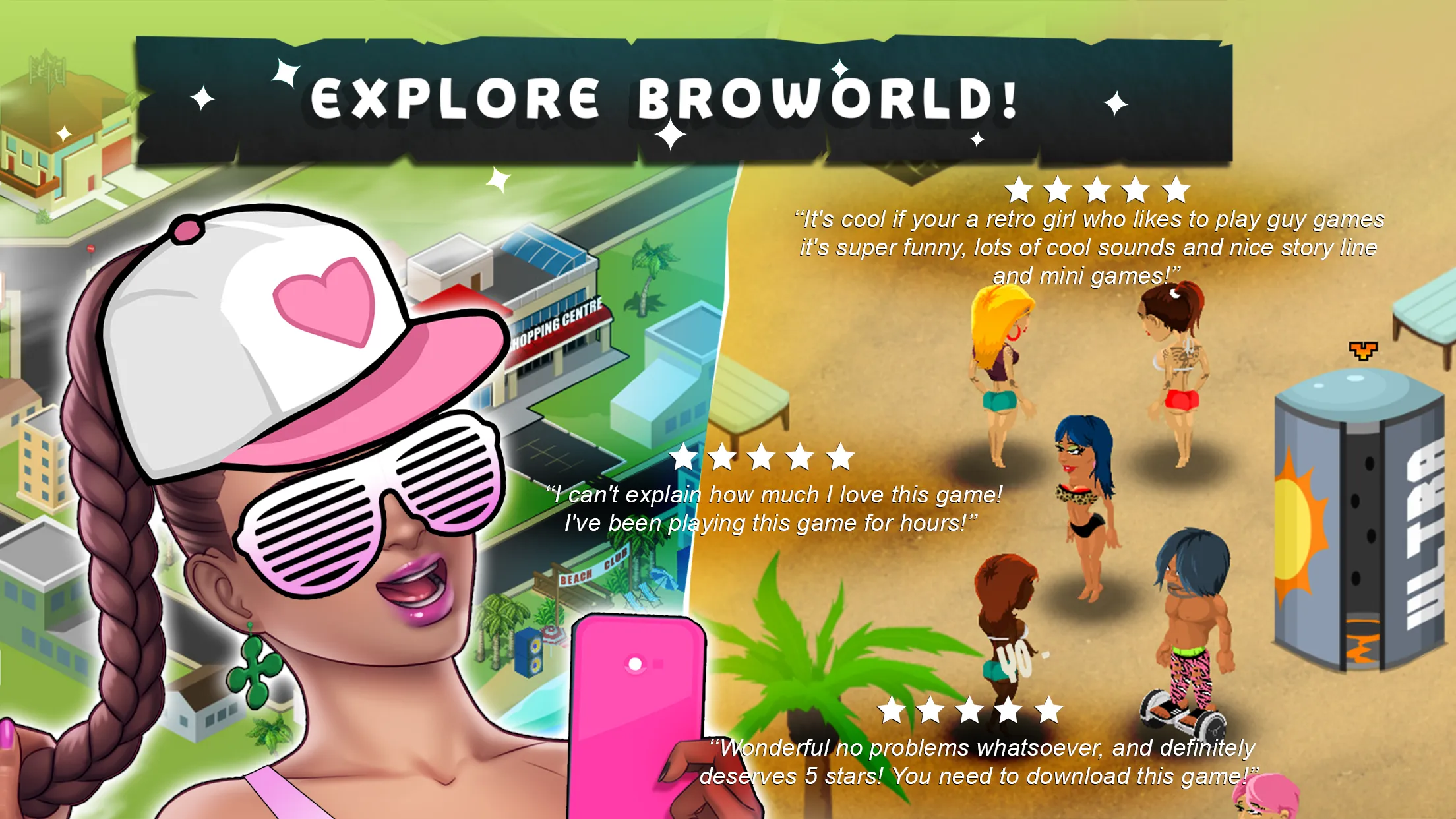 Broworld - Douchebag Adventure | Indus Appstore | Screenshot