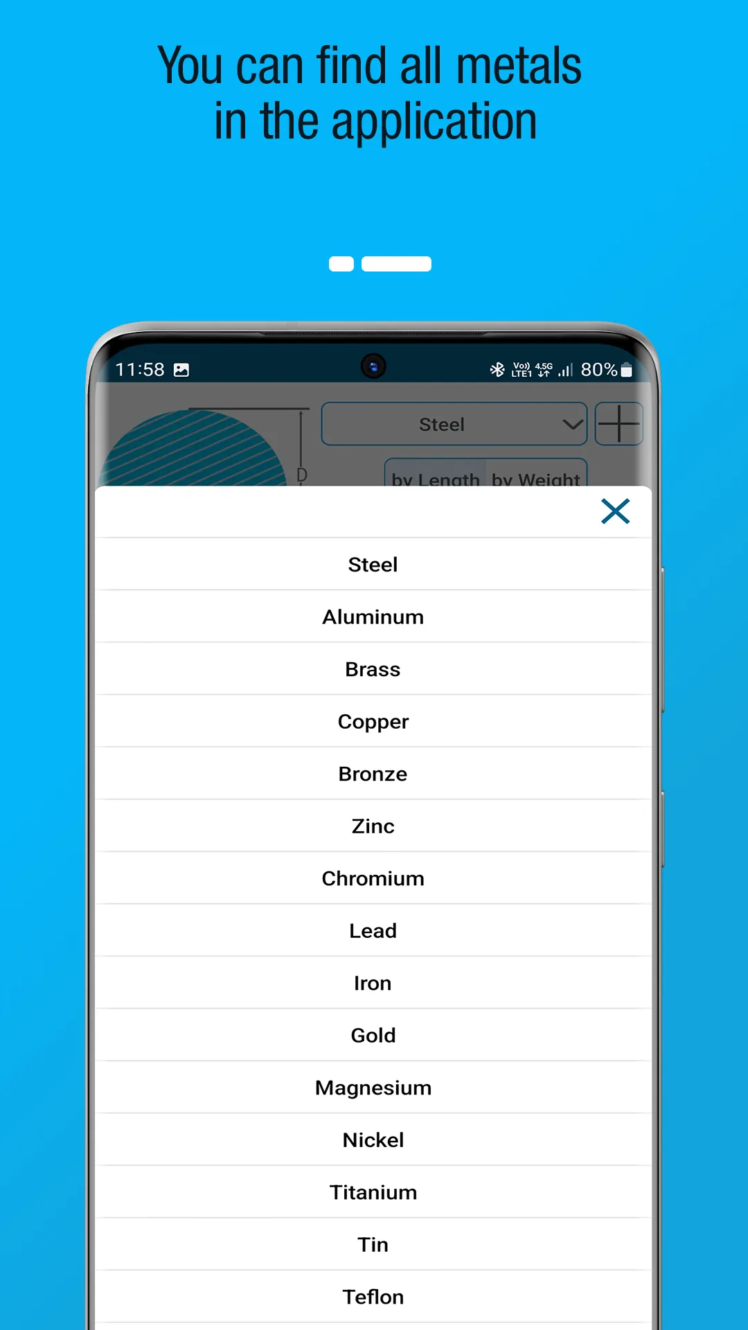 Metal Weight Calculator | Indus Appstore | Screenshot