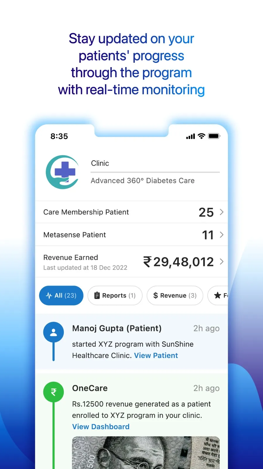 OneCare : Advanced Clinic Care | Indus Appstore | Screenshot