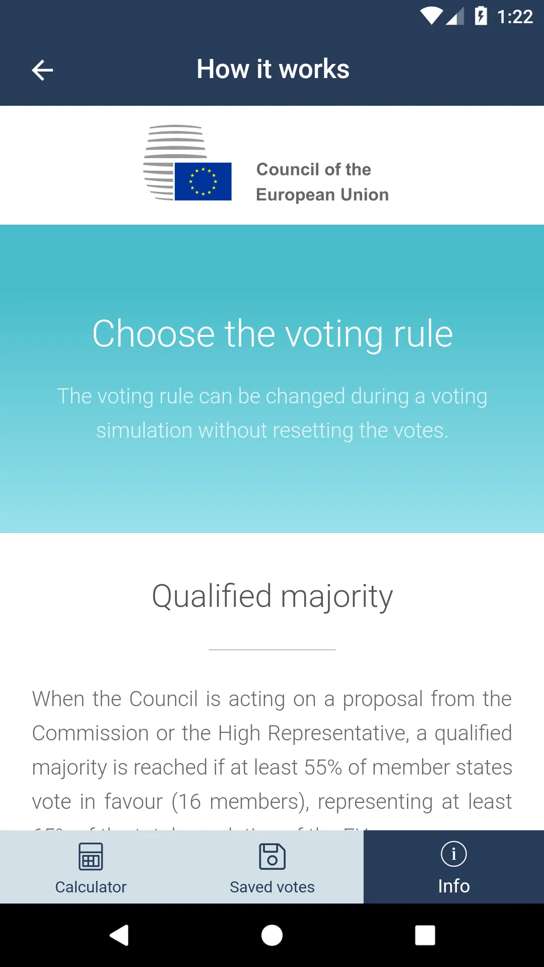 Council Voting Calculator | Indus Appstore | Screenshot