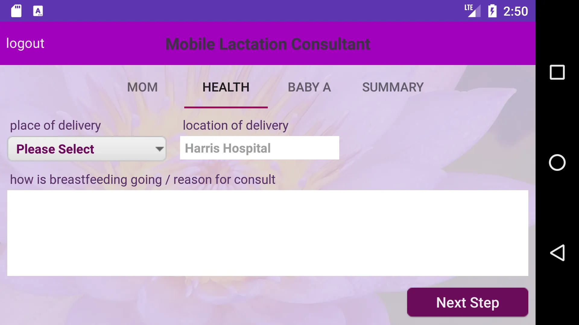 Mobile Lactation Consultant Cl | Indus Appstore | Screenshot