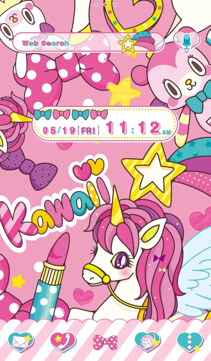 SUPER KAWAII! Theme +HOME | Indus Appstore | Screenshot