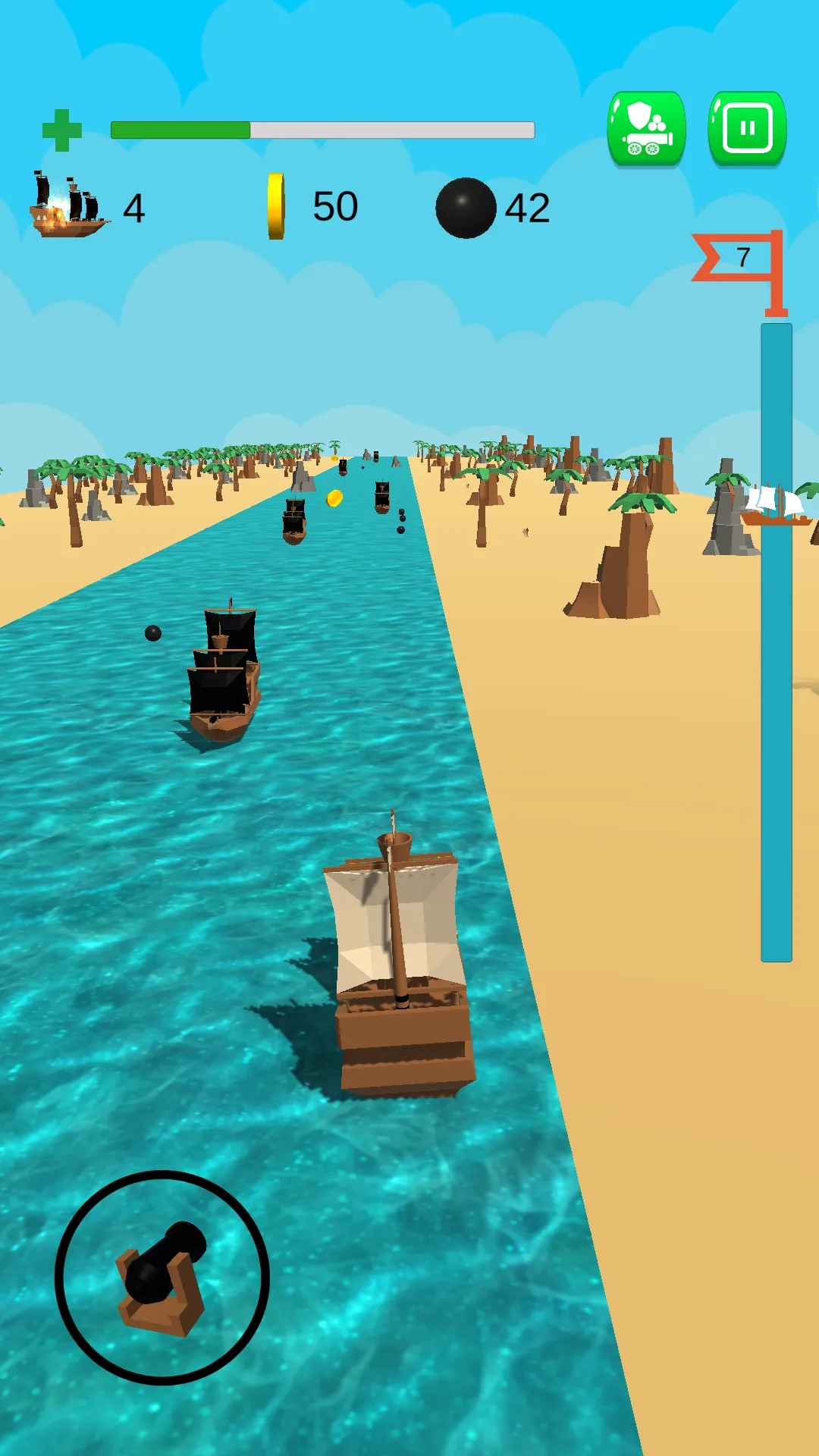 Pirate Ship Shoot and Run | Indus Appstore | Screenshot