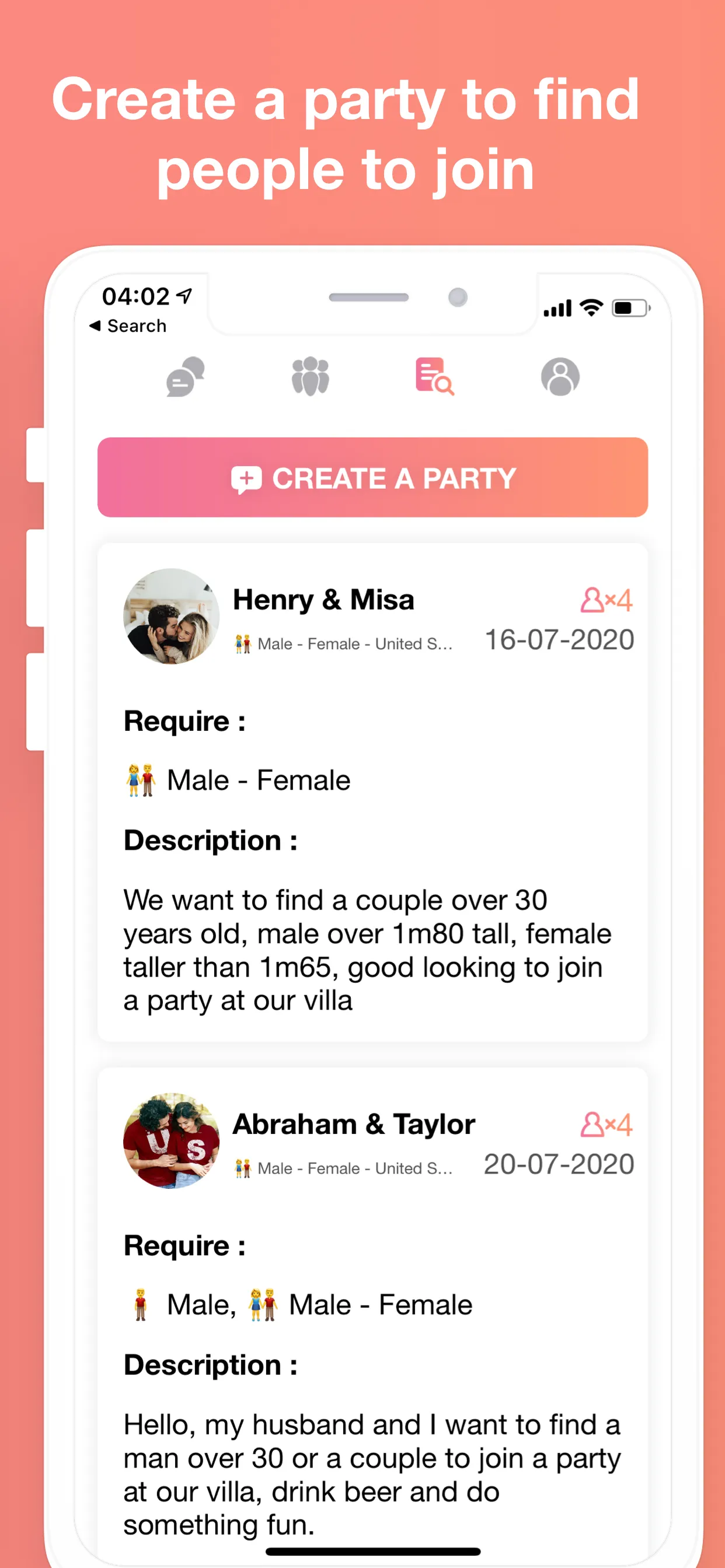 Easy3P:Threesome Hookup Dating | Indus Appstore | Screenshot