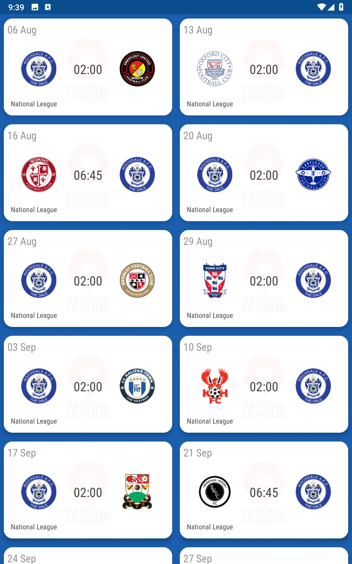 Rochdale FC Fan App | Indus Appstore | Screenshot