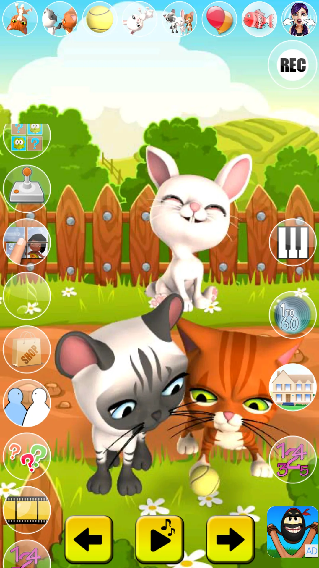 Talking Cat and Bunny | Indus Appstore | Screenshot