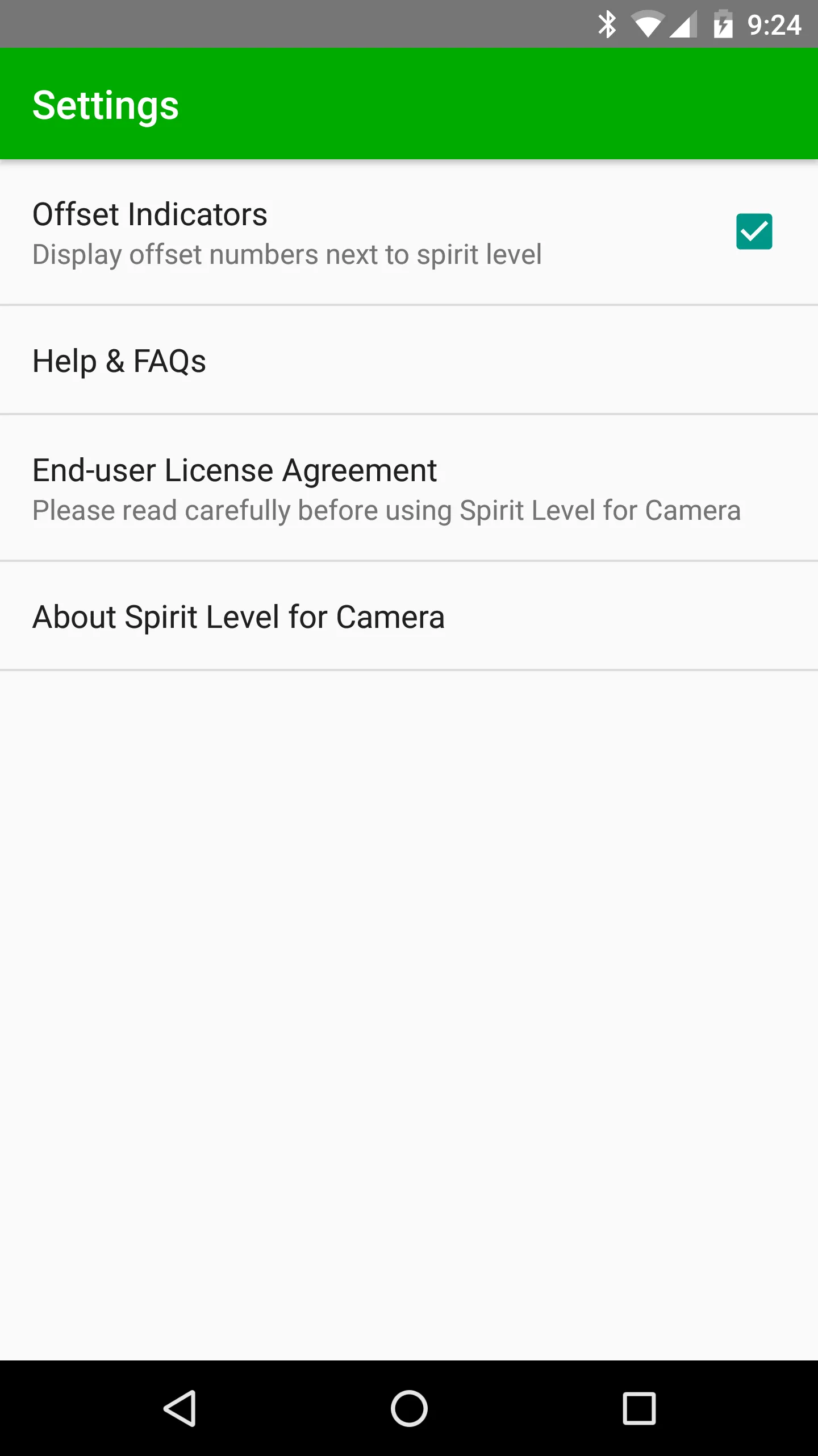 Spirit Level for Camera | Indus Appstore | Screenshot