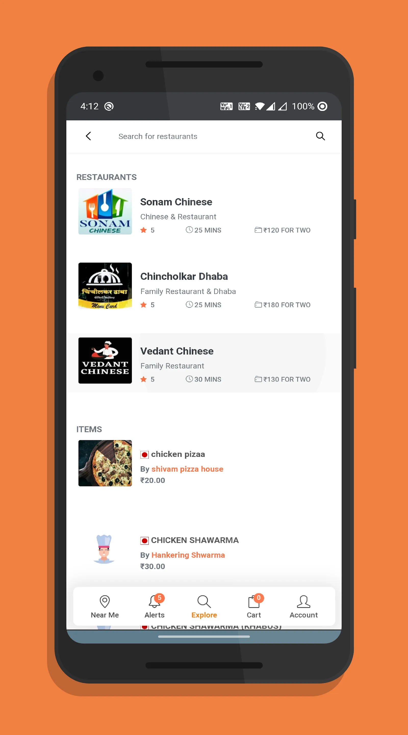 Titozz - Food Delivery App | Indus Appstore | Screenshot