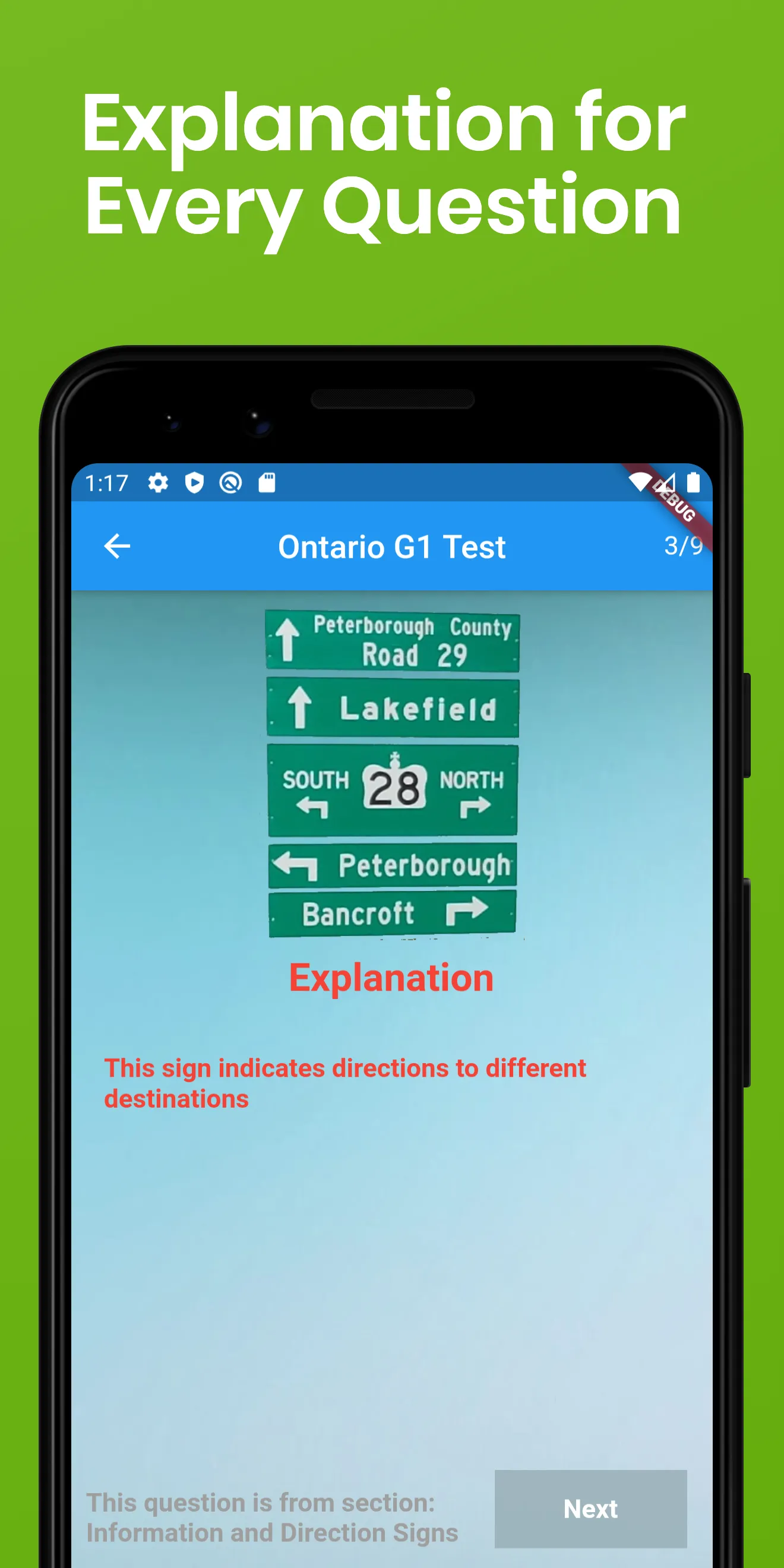 Ontario G1 Test Prep | Indus Appstore | Screenshot