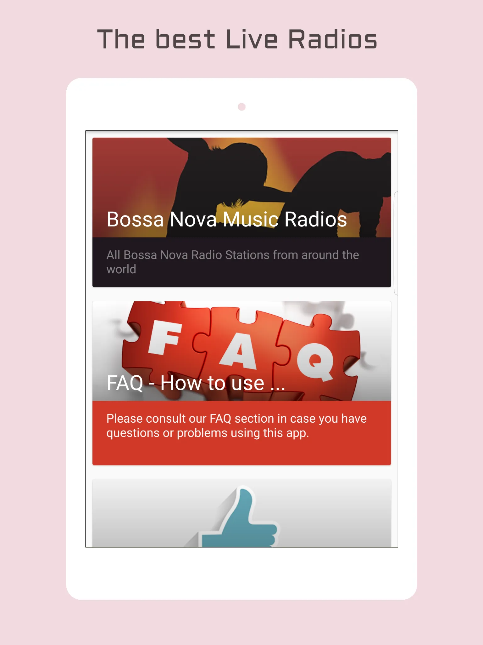 Bossa Nova Music Radio | Indus Appstore | Screenshot