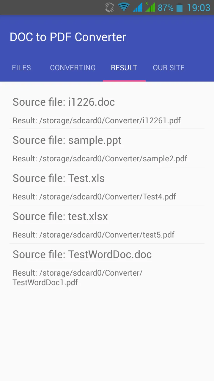 DOC to PDF Converter | Indus Appstore | Screenshot