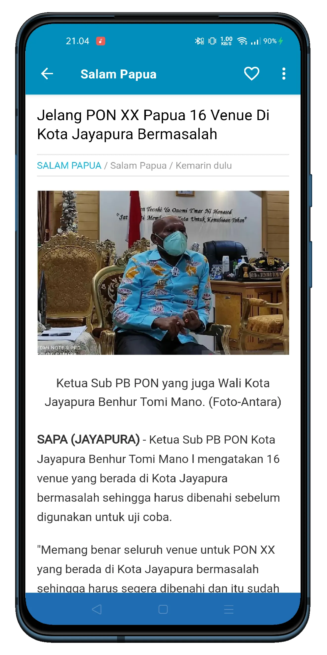 Koran Berita Papua dan Papua B | Indus Appstore | Screenshot