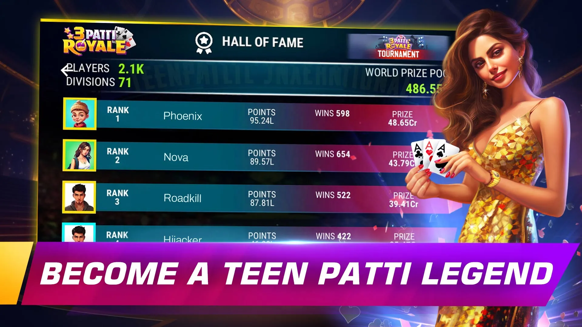 Teen Patti Royale: Gold League | Indus Appstore | Screenshot