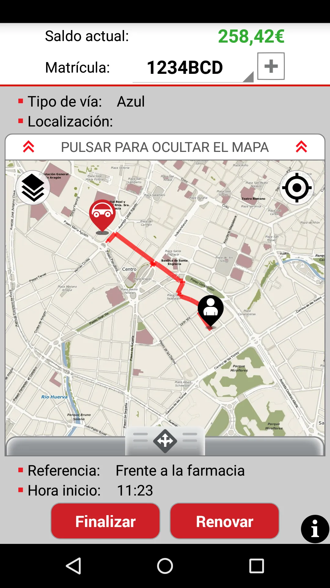 Zaragoza ApParca | Indus Appstore | Screenshot