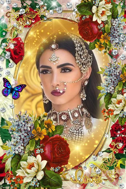 Rose Flower Photo Frame | Indus Appstore | Screenshot