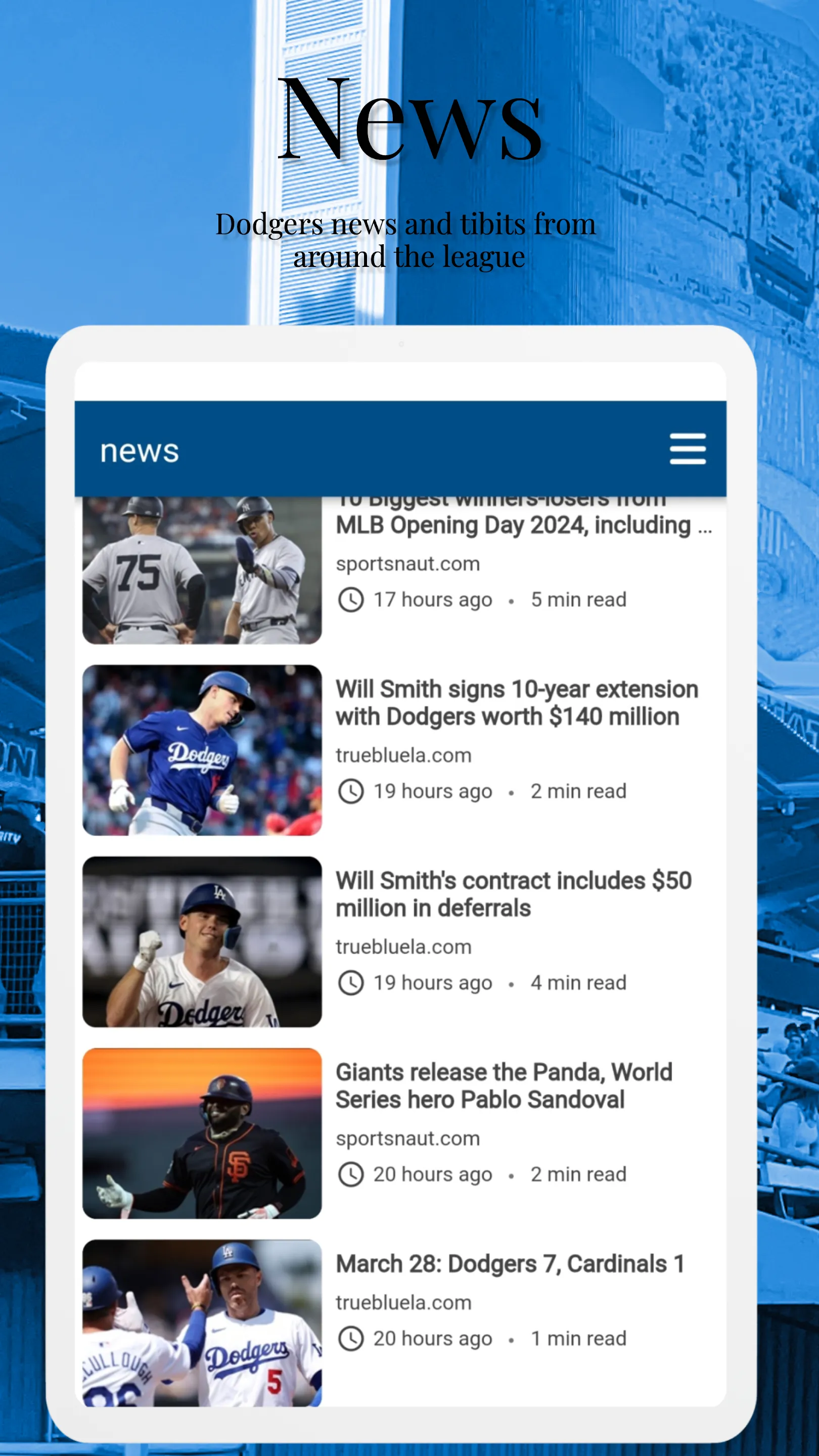 Los Angeles Baseball - Dodgers | Indus Appstore | Screenshot